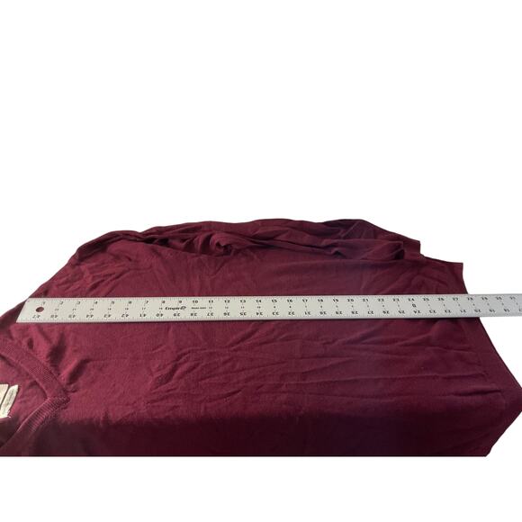 Weatherproof Maroon Mens XXL Sweater Pullover Vintage 1948 Cotton Cashmere New - Picture 5 of 7
